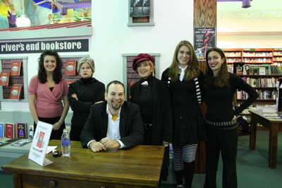 Barry with the Goth Girls of the river's end