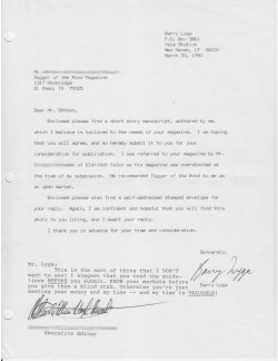 Dagger of the Mind rejection