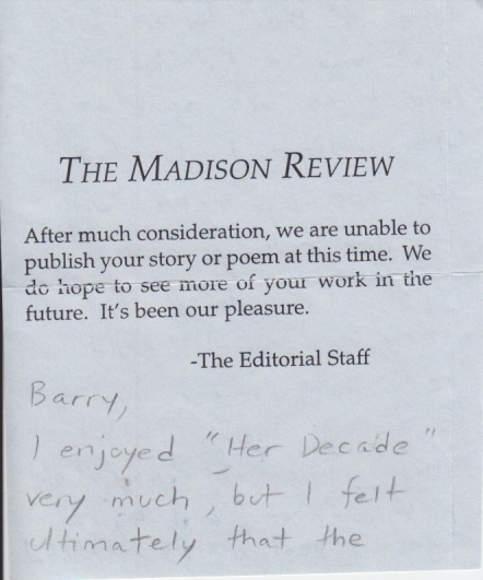 Madison Review front