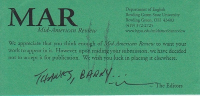 MAR rejection