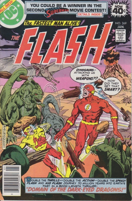 Flash vs. dinosaurs