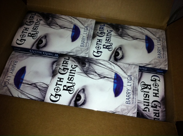 Goth Girl Rising paperback in box.